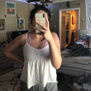 Spaghetti strap cropped tank